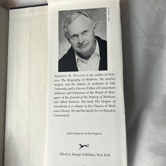 HOW WE DIE - REFLECTIONS ON LIFE’S FINAL CHAPTER HARDCOVER BOOK BY S. B. NULAND - Picture 9 of 15